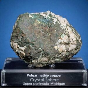 Michigan Native Copper Crystal Sphere Museum Quality